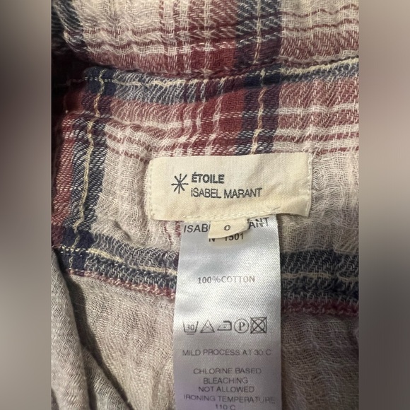 Isabel Marant Etoile plaid minidress! - Picture 3 of 3